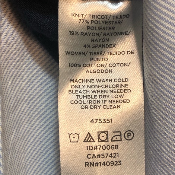 Loft Pin Striped Layered Look Shirt - Picture 11 of 15